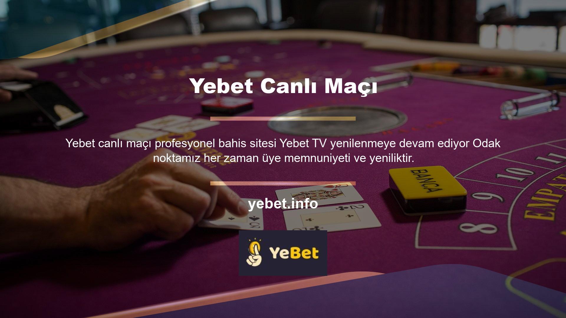 ' Yebet TV, herhangi bir uygulama satın almanıza gerek kalmadan HD kalitesinde canlı maç yayını imkanı sunmaktadır